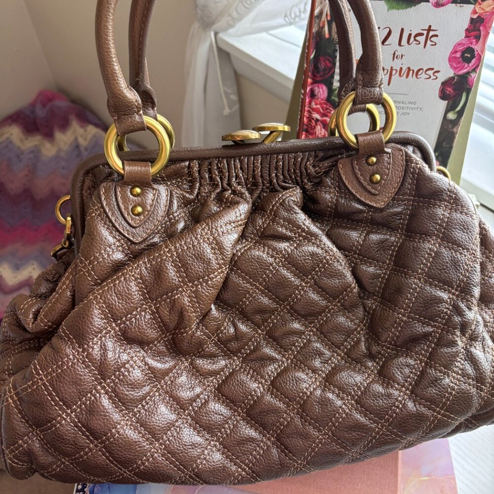 Y2K Marc Jacobs Original Fall 2005 Stam Bag in Chocolate Brown - Picture 7 of 16